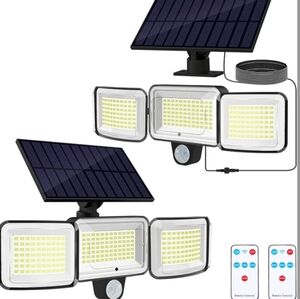 ***SOLD OUT***New 2 pack of outdoor solar lights with remote